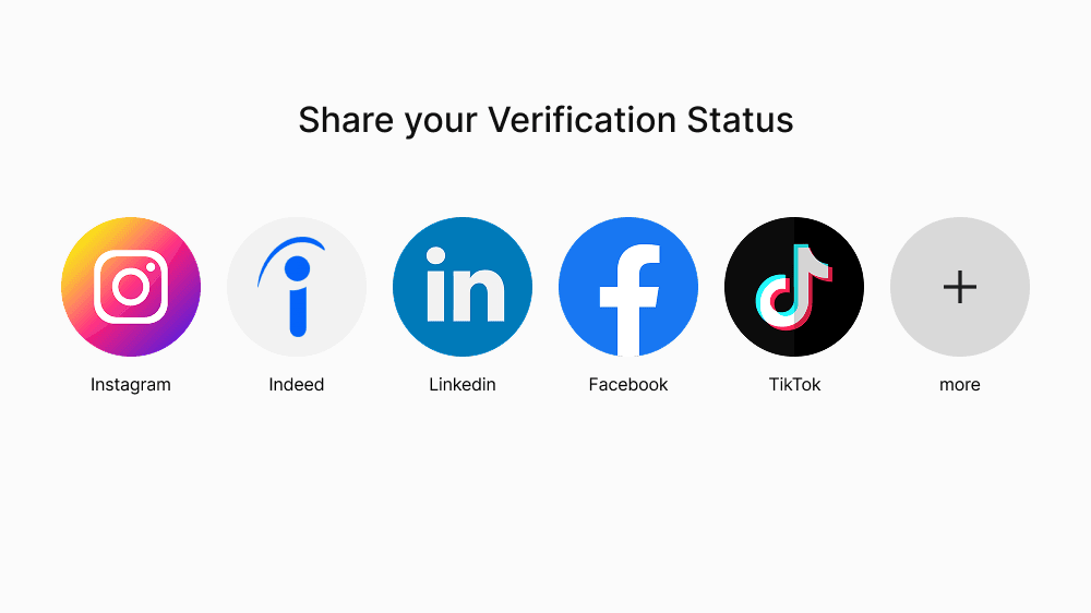 Share & Promote Your Verification
